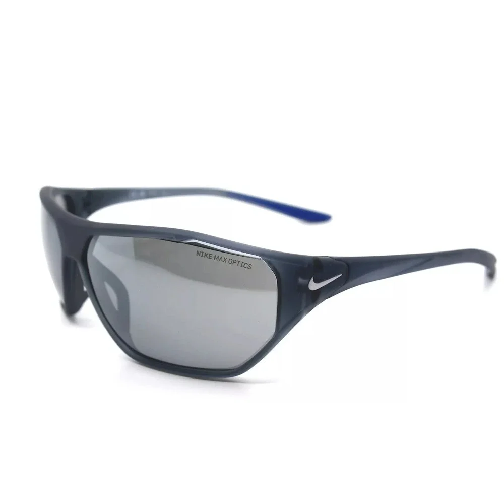 NWT Nike AERO DRIFT DQ0811 Matte Dark Shield 65mm Sunglasses